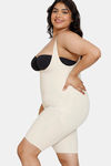 Zivame All Day Light Weight Shaping Bodysuit With Legs - Oyster White — thumbnail 8